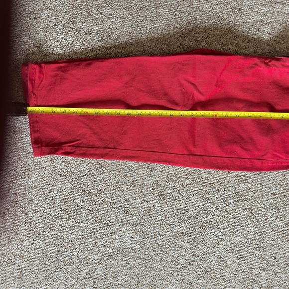 Gloria Vanderbilt Red Casual Capris 12 - Picture 3 of 3